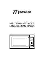 Предварительный просмотр 1 страницы Mastercook MM-17AEGX Operating Instructions Manual