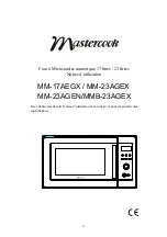 Предварительный просмотр 34 страницы Mastercook MM-17AEGX Operating Instructions Manual