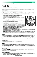 Preview for 4 page of MasterCool 98201 Operating Instructions Manual