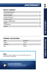 Preview for 3 page of MasterCraft 043-8407-4 Instruction Manual