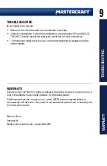 Preview for 9 page of MasterCraft 043-8407-4 Instruction Manual