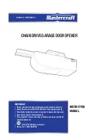 MasterCraft 046-0265-2 Instruction Manual preview