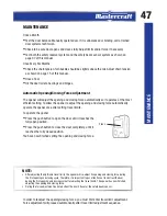 Preview for 47 page of MasterCraft 046-0265-2 Instruction Manual