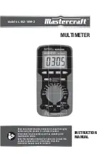 MasterCraft 052-1899-2 Instruction Manual preview