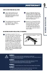 Preview for 9 page of MasterCraft 052-9867-0 Instruction Manual