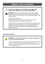 Preview for 4 page of MasterCraft 054-1205-0 Owner'S Manual