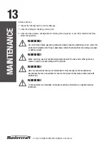 Preview for 14 page of MasterCraft 054-1260-6 Instruction Manual