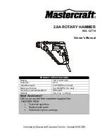MasterCraft 054-1277-8 Owner'S Manual preview