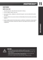 Preview for 15 page of MasterCraft 054-2440-2 Instruction Manual