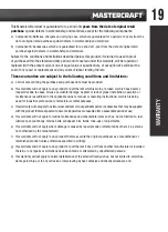 Preview for 19 page of MasterCraft 054-2440-2 Instruction Manual