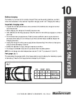 Preview for 11 page of MasterCraft 054-2500-0 Instruction Manual