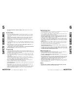 Preview for 4 page of MasterCraft 054-3122-4 Instruction Manual