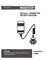 MasterCraft 054-3126-6 Instruction Manual preview