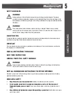 Preview for 5 page of MasterCraft 054-4281-8 Instruction Manual