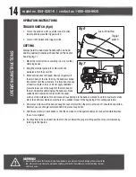 Preview for 14 page of MasterCraft 054-4281-8 Instruction Manual