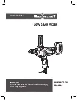 Предварительный просмотр 1 страницы MasterCraft 054-5849-4 Instruction Manual