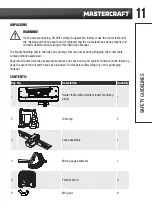 Preview for 11 page of MasterCraft 054-6841-4 Instruction Manual