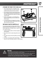 Preview for 17 page of MasterCraft 054-6841-4 Instruction Manual