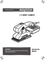 MasterCraft 054-7150-2 Instruction Manual preview