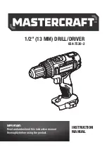 Предварительный просмотр 1 страницы MasterCraft 054-7520-2 Instruction Manual