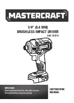 MasterCraft 054-7547-0 Instruction Manual preview