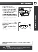 Предварительный просмотр 13 страницы MasterCraft 054-7947-8 Instruction Manual