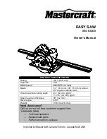 Preview for 1 page of MasterCraft 054-8326-0 Owner'S Manual