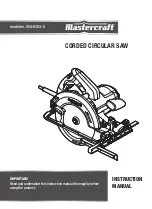 MasterCraft 054-8363-0 Instruction Manual preview