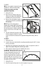 Предварительный просмотр 17 страницы MasterCraft 055-6739-8 Owner'S Manual