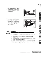 Предварительный просмотр 16 страницы MasterCraft 058-813-2 Instruction Manual