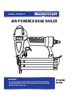 Preview for 1 page of MasterCraft 058-8691-0 Operating Manual