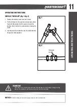 Предварительный просмотр 11 страницы MasterCraft 060-1349-2 Instruction Manual