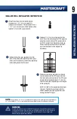 Preview for 9 page of MasterCraft 062-3415-8 Instruction Manual