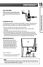 Предварительный просмотр 15 страницы MasterCraft 062-3420-4 Instruction Manual