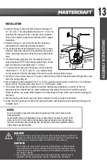 Preview for 13 page of MasterCraft 062-3535-2 Instruction Manual