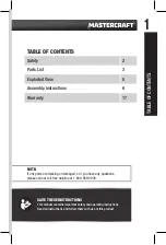 Preview for 3 page of MasterCraft 068-0002-6 Instruction Manual