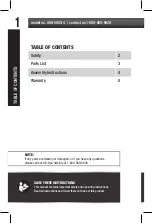 Preview for 2 page of MasterCraft 068-0003-4 Instruction Manual