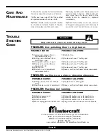 Preview for 8 page of MasterCraft 1500 Contractors Safety, Operation & Maintenance Manual