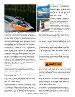 Предварительный просмотр 4 страницы MasterCraft 2009 MariStar X-Series Owner'S Manual