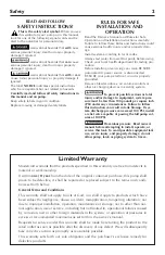 Preview for 2 page of MasterCraft 502105 Owner'S Manual