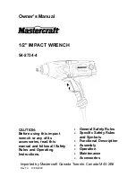 MasterCraft 54-2734-4 Owner'S Manual preview