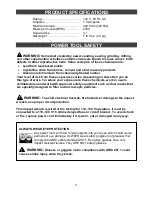 Preview for 3 page of MasterCraft 54-2734-4 Owner'S Manual