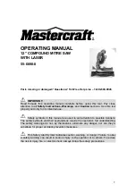 MasterCraft 55-6898-8 Operating Manual preview