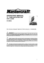 Preview for 1 page of MasterCraft 55-6898-8 Operating Manual