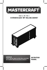 Preview for 1 page of MasterCraft BUTCHER BLOCK TOP 068-7305-4 Instruction Manual