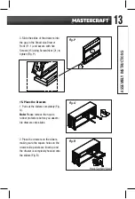 Preview for 15 page of MasterCraft BUTCHER BLOCK TOP 068-7305-4 Instruction Manual