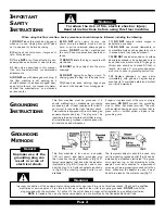 Preview for 2 page of MasterCraft FLOOR MACHINE Safety, Operation And Maintenance Manual