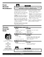 Preview for 4 page of MasterCraft FLOOR MACHINE Safety, Operation And Maintenance Manual