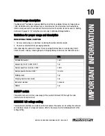 Preview for 13 page of MasterCraft FLUX-CORE Instruction Manual