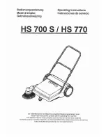 MasterCraft HS 700 S Operating Instructions Manual preview